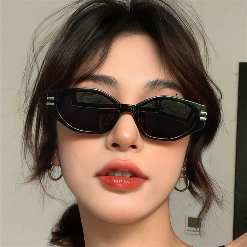 Sunglasses Cat Eye - Yeni Küçük Çerçeveli Y2K Kedi Gözü