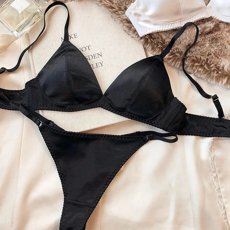 Yazlık Kadın Seksi İpek Üçgen  - Bralette Triangle Set incelemesi ve fiyatı