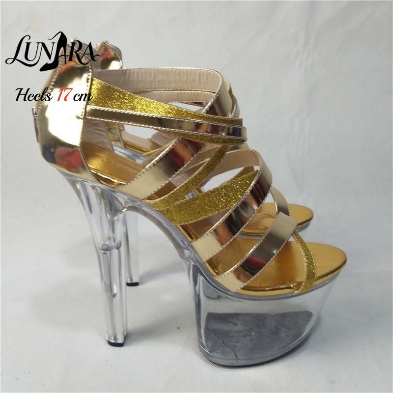 17cm/7 İnç Altın Metalik Askıl - Sandal Strappy Heeled incelemesi ve fiyatı
