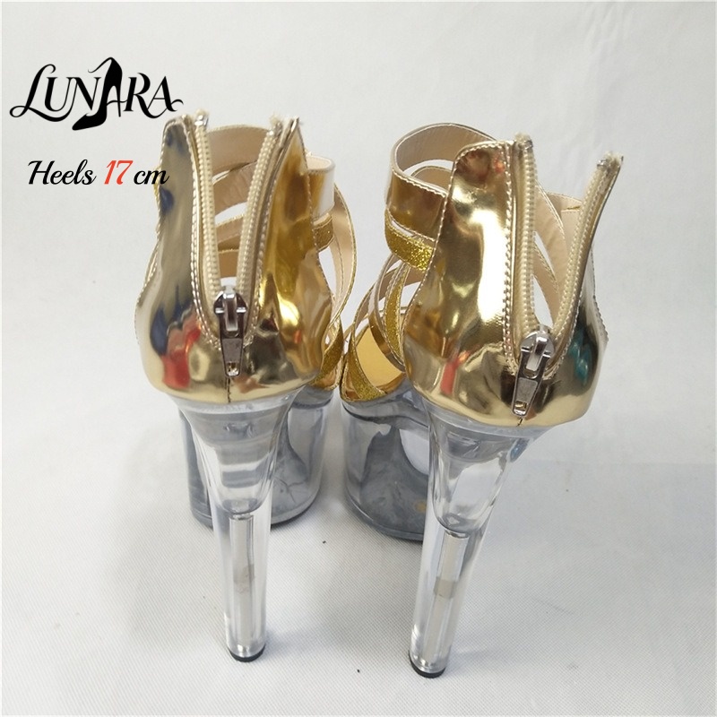 17cm/7 İnç Altın Metalik Askıl - Sandal Strappy Heeled incelemesi ve fiyatı