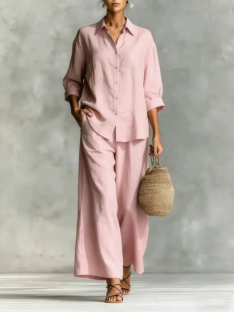 Kadın Yeni 7 Kollu Gömlek ve B - Linen Pant Wide incelemesi ve fiyatı
