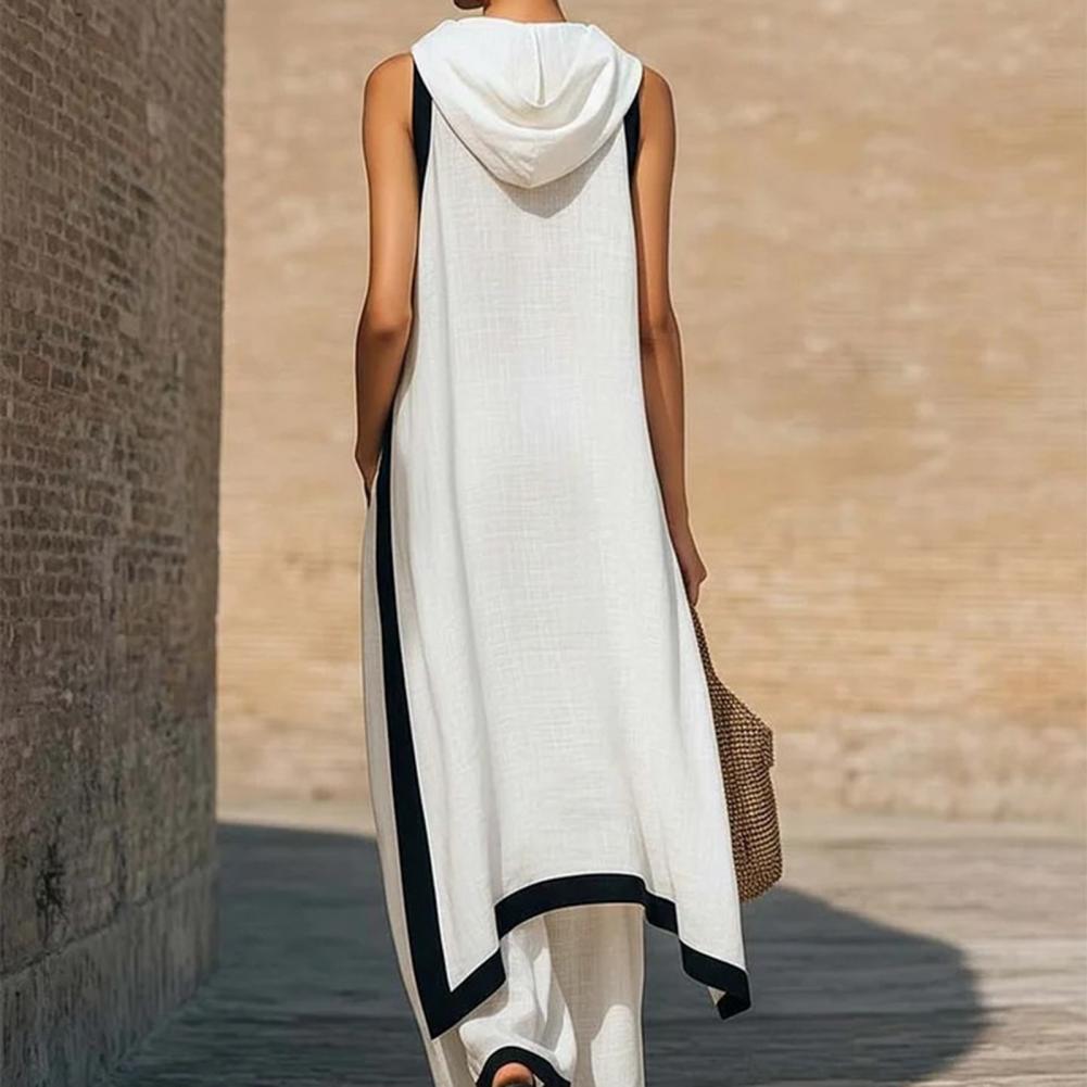 Kadınlar Renk Bloklu Pamuklu K - Linen Pant Wide incelemesi ve fiyatı